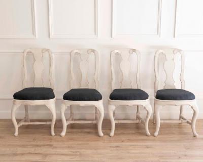 Set of eight Swedish chairs dates to the mid 18th century circa 1760