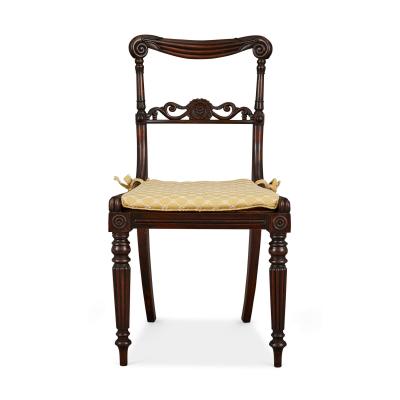 Set of eight antique English late Victorian chairs