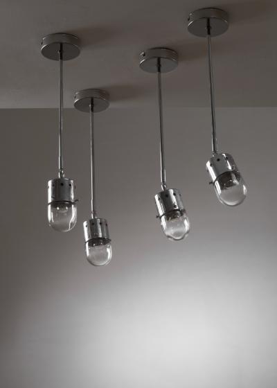 Set of four ceiling lights