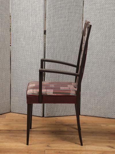 Set of four high back chairs