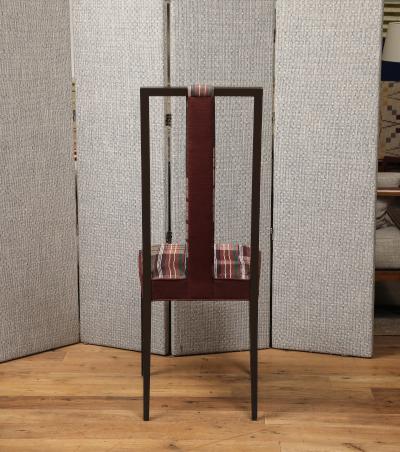 Set of four high back chairs