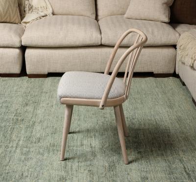 Set of four whitewashed Thonet chairs