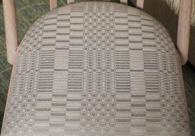 Set of four whitewashed Thonet chairs