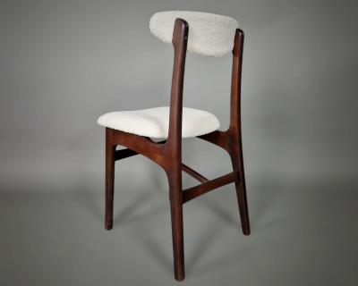 Set of six chairs by Rajmund Ha as Poznan Poland circa 1970