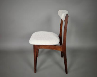 Set of six chairs by Rajmund Ha as Poznan Poland circa 1970