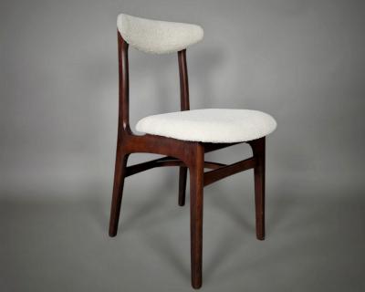 Set of six chairs by Rajmund Ha as Poznan Poland circa 1970