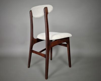 Set of six chairs by Rajmund Ha as Poznan Poland circa 1970