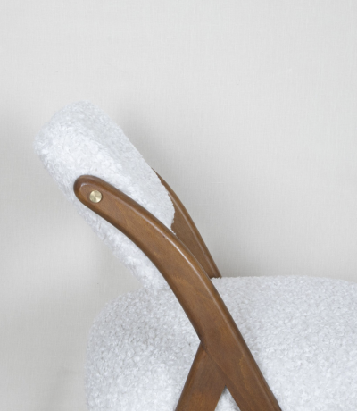 Set of six contemporary Italian Mid century style dining chairs