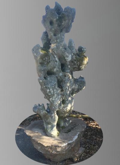 Set of ten natural stone sculptures Gogottes de Fontainebleau