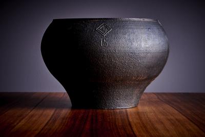 Set of three Iron Planters France 1950s