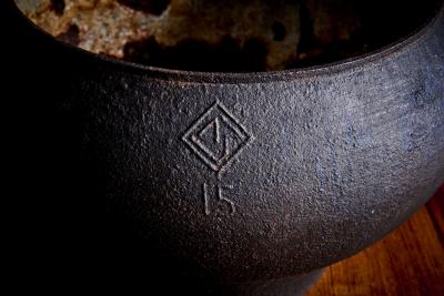Set of three Iron Planters France 1950s