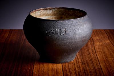 Set of three Iron Planters France 1950s