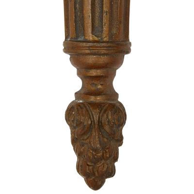 Set of three metal sconces in the Neoclassical style