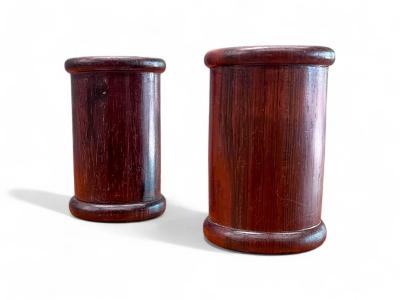 Set of two Pen Holders in Rosewood Unknown 1960s Lot 739