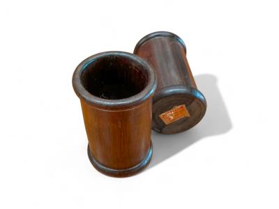Set of two Pen Holders in Rosewood Unknown 1960s Lot 739