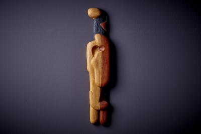 Seth Gravette High Seth Gravette Redwood and Sumi Ink Wall Sculpture USA 2023