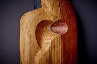 Seth Gravette High Seth Gravette Redwood and Sumi Ink Wall Sculpture USA 2023