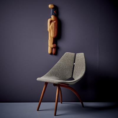 Seth Gravette High Seth Gravette Redwood and Sumi Ink Wall Sculpture USA 2023