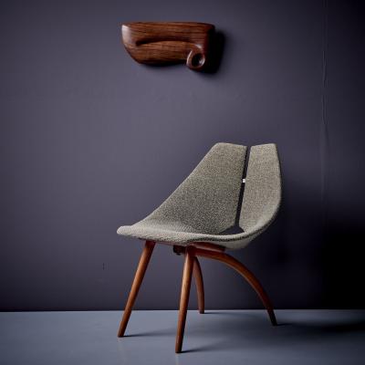 Seth Gravette Seth Gravette Abstract Walnut Wall Sculpture USA 2023