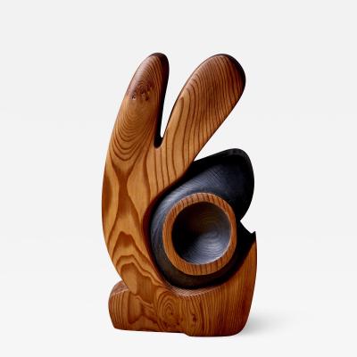 Seth Gravette Seth Gravette Redwood and Sumi Ink Table Sculpture USA 2023