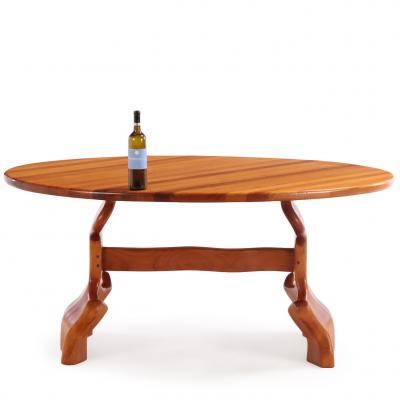 Seven Piece Custom Pine Dining Set 1970s American