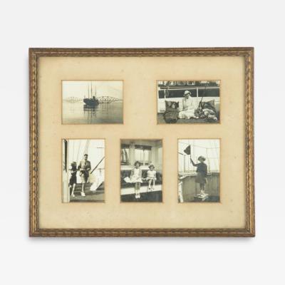 Several photographs of the Royal Family on board H M Y Victoria and Albert III 