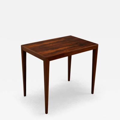 Severin Hansen Jr Rosewood Side Table by Severin Hansen Denmark 1960s