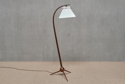 Severin Hansen Jr Severin Hansen Bridge Floor Lamp Haslev M belsnedkeri Denmark 1950s