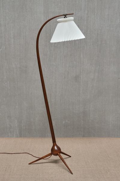 Severin Hansen Jr Severin Hansen Bridge Floor Lamp Haslev M belsnedkeri Denmark 1950s