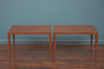 Severin Hansen Jr Severin Hansen Jr end tables for Haslev Denmark