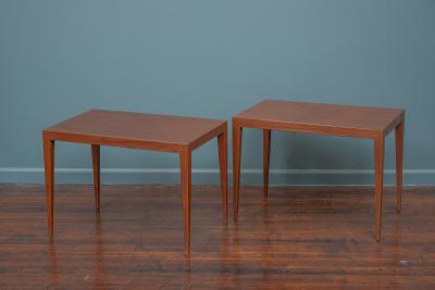 Severin Hansen Jr Severin Hansen Jr end tables for Haslev Denmark
