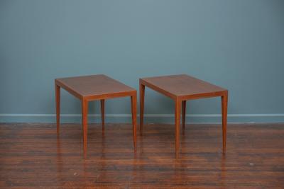 Severin Hansen Jr Severin Hansen Jr end tables for Haslev Denmark