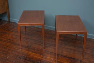 Severin Hansen Jr Severin Hansen Jr end tables for Haslev Denmark