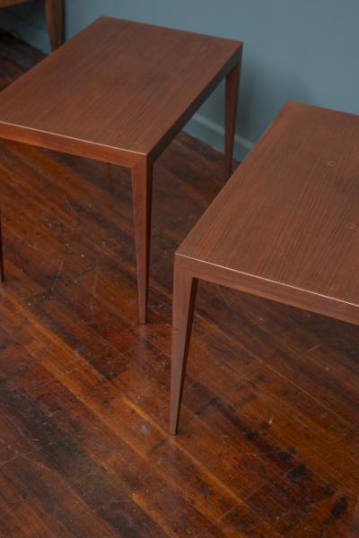 Severin Hansen Jr Severin Hansen Jr end tables for Haslev Denmark