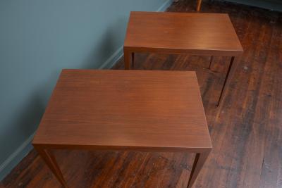 Severin Hansen Jr Severin Hansen Jr end tables for Haslev Denmark