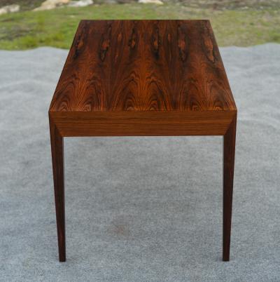 Severin Hansen Severin Hansen for Haslevs M belfabrik Rosewood 4 Drawer Scandinavian Desk 1960s