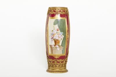 Sevres Ormolu Mounted Porcelain Vase