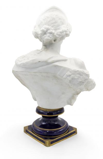 Sevres Porcelain Marie Leczinka Bust