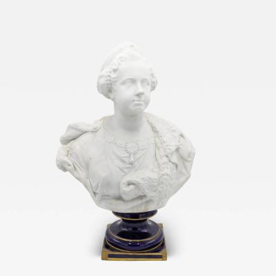 Sevres Porcelain Marie Leczinka Bust