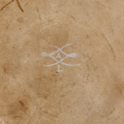 Sevres style porcelain plate depicting King Louis XVI