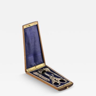 Sewing Etui In Its Original Presentation Case Europe Turn Of The 20th Century