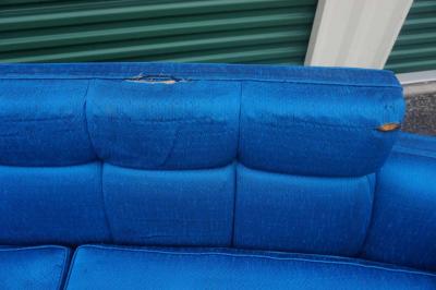 Sexy Curved American Mid Century Modern Two Piece of Sofa