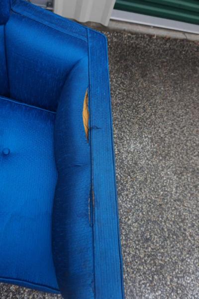 Sexy Curved American Mid Century Modern Two Piece of Sofa