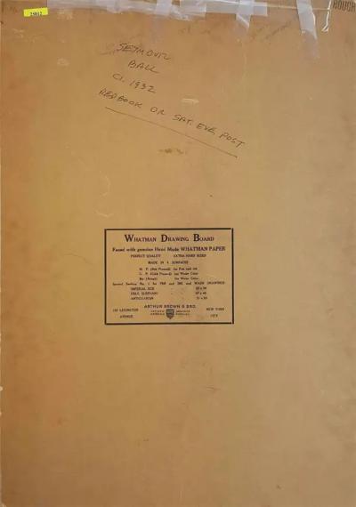 Seymour Alling Ball Magazine Story Illustration RedBook or The Saturday Evening Post