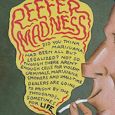 Seymour Chwast Reefer Madness Marajuana Pot Cannabis Cover Atlantic Monthly Magazine