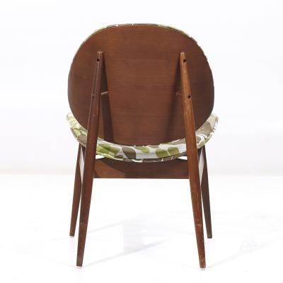 Seymour James Weiner Seymour James Weiner for Kodawood Mid Century Clam Shell Chairs Pair