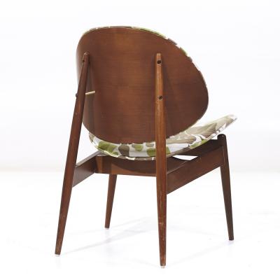 Seymour James Weiner Seymour James Weiner for Kodawood Mid Century Clam Shell Chairs Pair