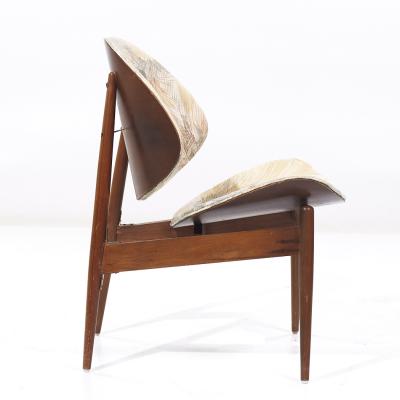 Seymour James Weiner Seymour James Weiner for Kodawood Mid Century Clam Shell Chairs Pair