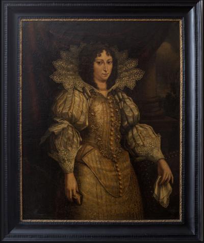 Sfumato Portrait of a Noblewoman in the Renaissance Style