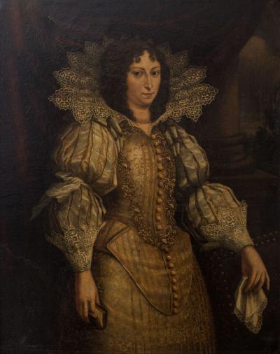 Sfumato Portrait of a Noblewoman in the Renaissance Style